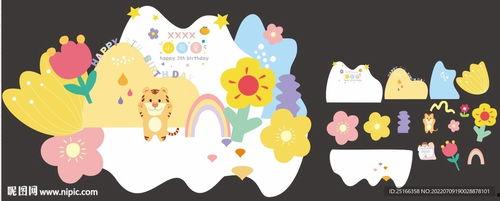 吃瓜小熊生日图片,一场甜蜜的生日派对